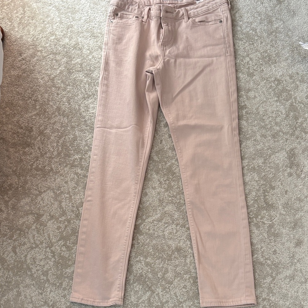 Lucky Brans Light Pink Skinny Jeans size 4/27